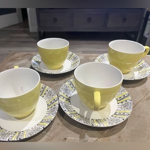 Cups and saucers